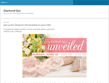 Tablet Screenshot of ilovediamondspa.com